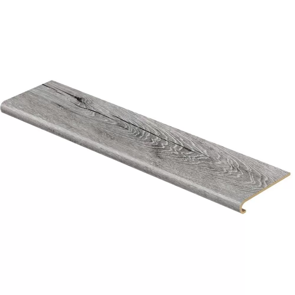 Alpine Backwoods Oak 47 In. L X 12-1/8 In. D X 1-11/16 In. H Vinyl Overlay To Cover Stairs 1 In. Thick By Cap A Tread | * Shop