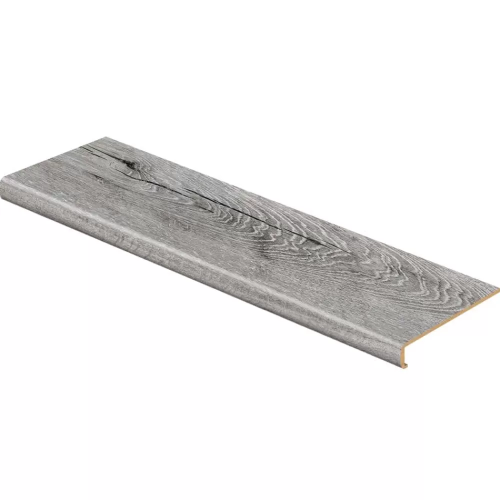 Alpine Backwoods Oak 47 In. L X 12-1/8 In. D X 2-3/16 In. H Vinyl Overlay To Cover Stairs 1-1/8 In. T To 1-3/4 In. T By Cap A Tread | * New