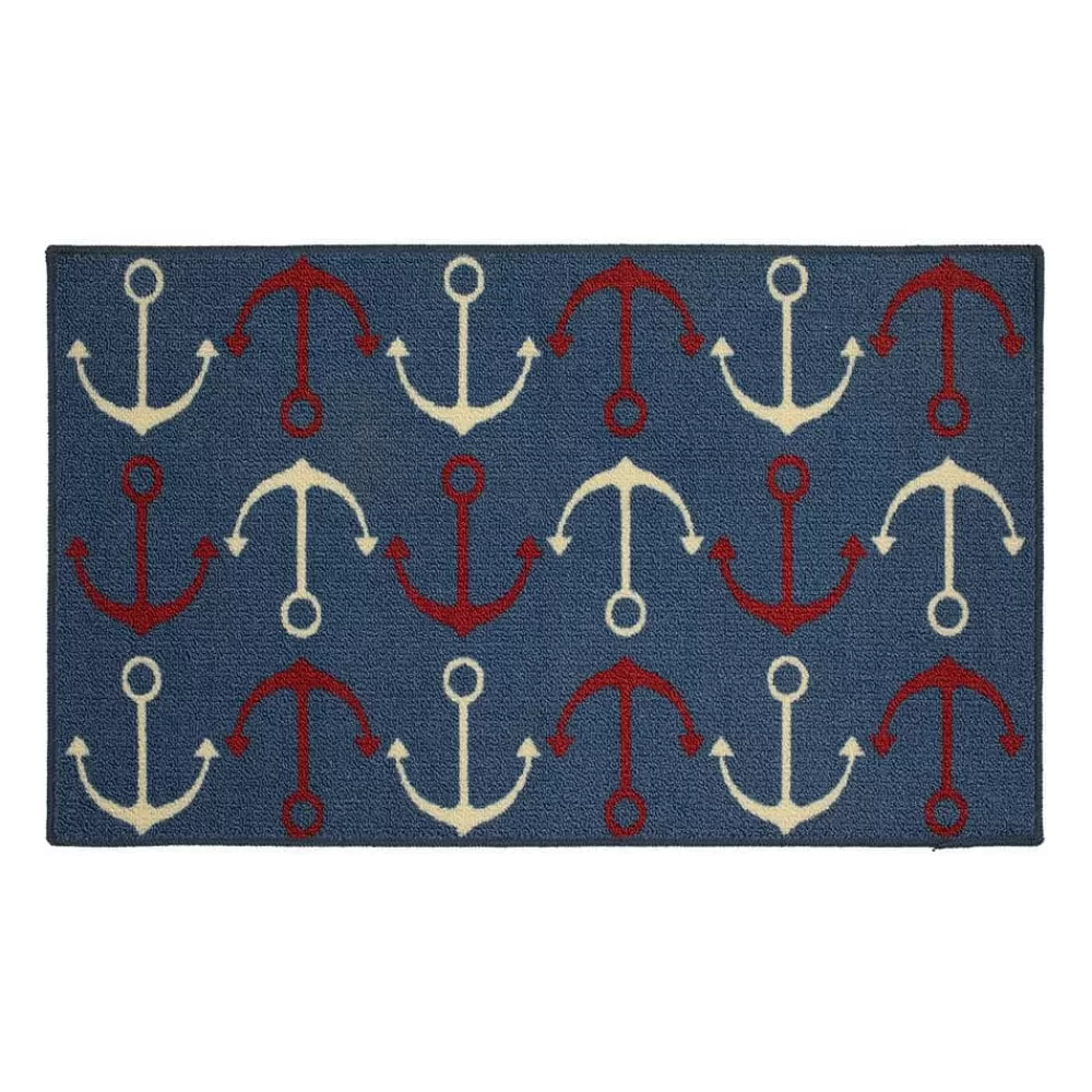 Anchor'S Down Cool 1 Ft. 8 In. X 2 Ft. 10 In. Machine Washable Area Rug By Mohawk Home | * Cheap