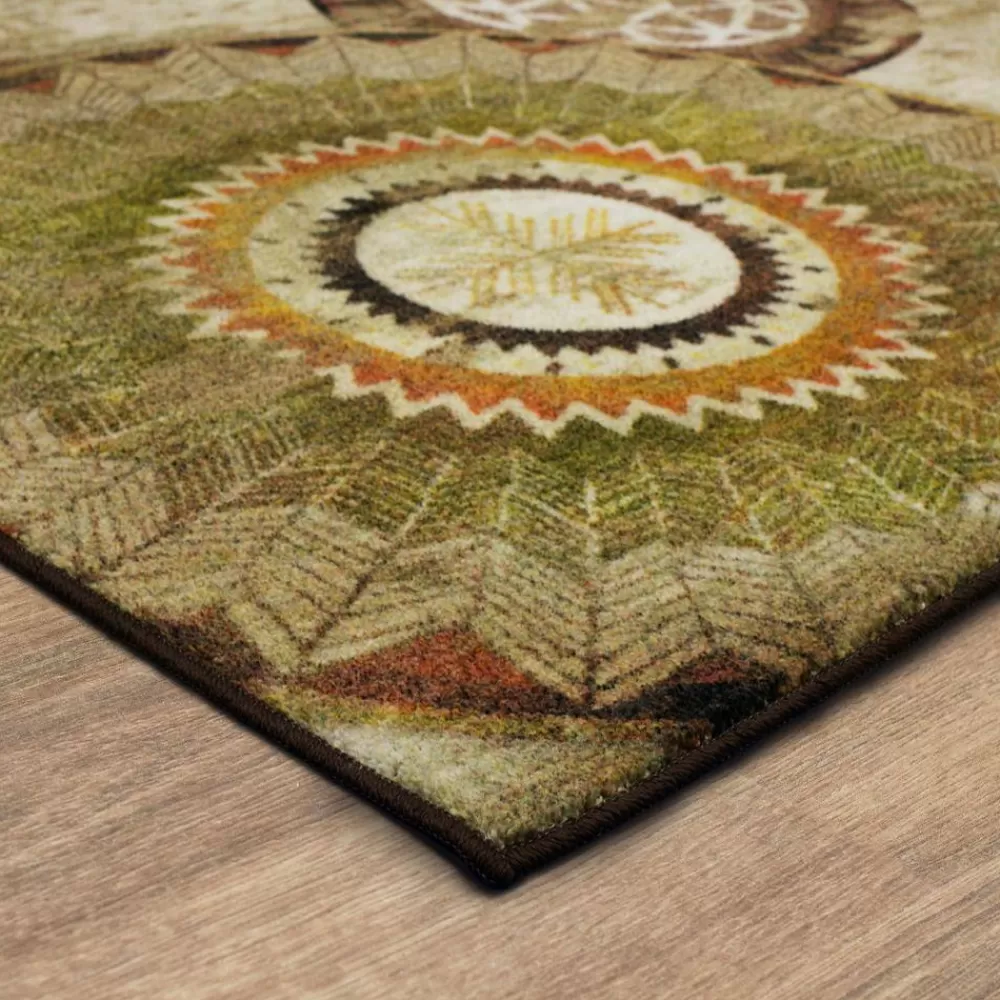 Armindale Brown 8 Ft. X 10 Ft. Geometric Area Rug By Mohawk Home | * New