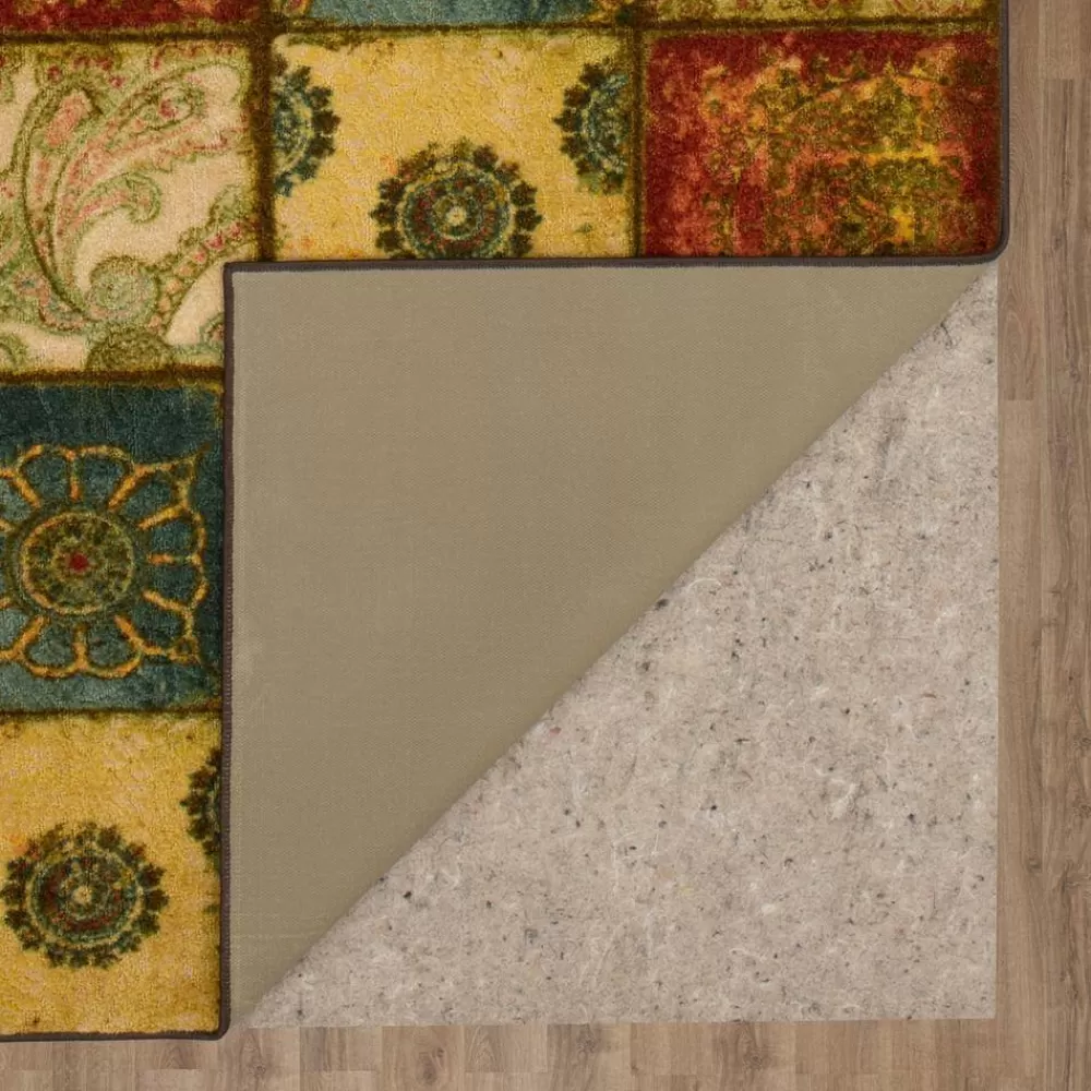 Artifact Panel Multi 3 Ft. X 4 Ft. Machine Washable Patchwork Area Rug By Mohawk Home | * Flash Sale