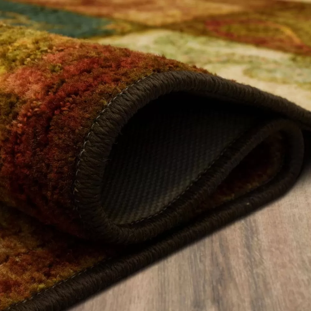 Artifact Panel Multi 3 Ft. X 4 Ft. Machine Washable Patchwork Area Rug By Mohawk Home | * Flash Sale