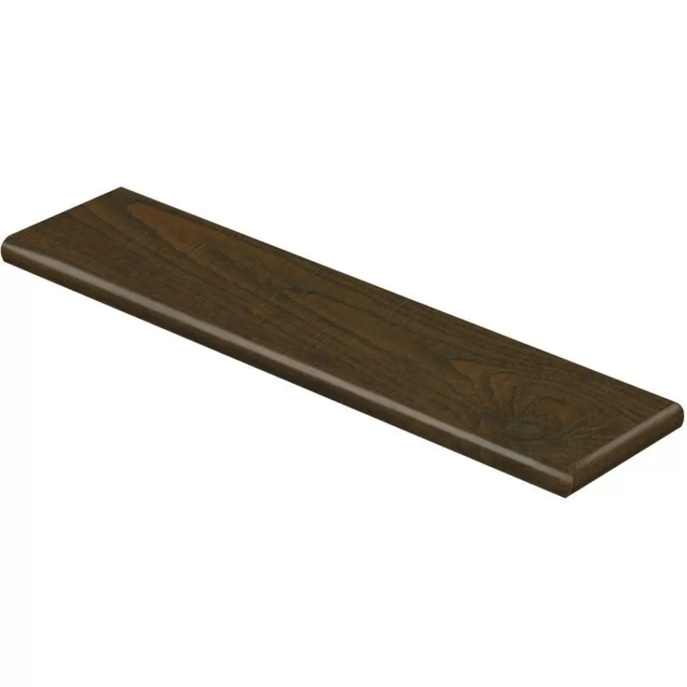 Auburn Scraped Oak 47 In. L X 12-1/8 In. D X 1-11/16 In. H Laminate Right Return To Cover Stairs 1 In. Thick By Cap A Tread | * Outlet