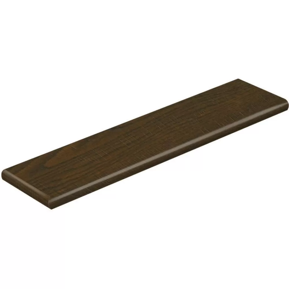 Auburn Scraped Oak 47 In. Length X 12-1/8 In. Deep X 1-11/16 In. Height Laminate Left Return To Cover Stairs 1 In. Thick By Cap A Tread | * Online