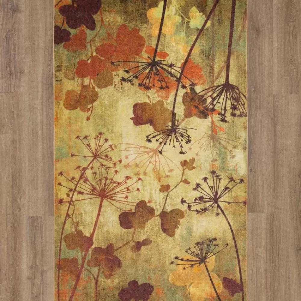 Autumn Branches Rustburn Tan 8 Ft. X 10 Ft. Nature Area Rug By Mohawk Home | * Shop