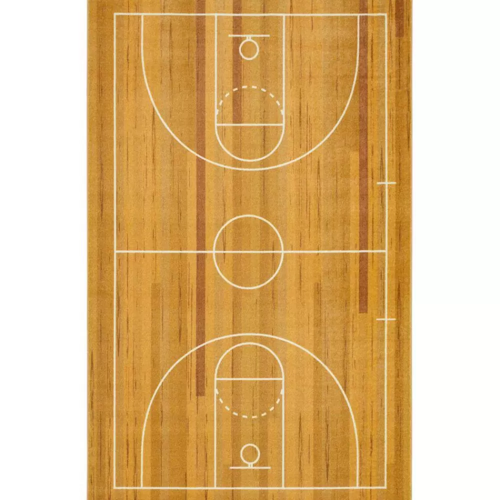 Basketball Court Tan 8 Ft. X 10 Ft. Contemporary Area Rug By Mohawk Home | * Hot