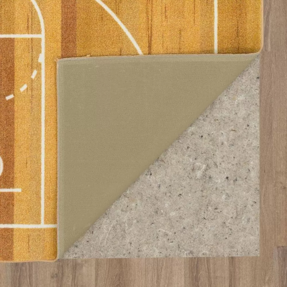 Basketball Court Tan 8 Ft. X 10 Ft. Contemporary Area Rug By Mohawk Home | * Hot