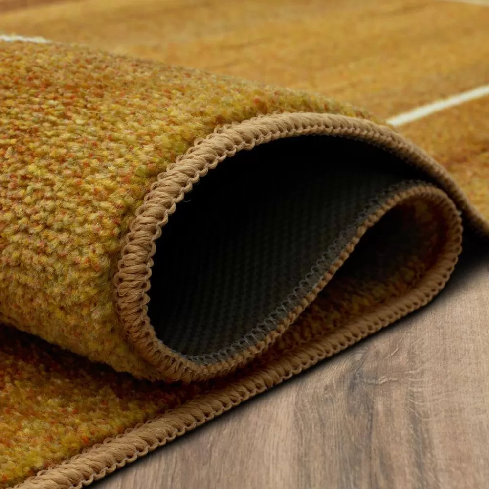 Basketball Court Tan 8 Ft. X 10 Ft. Contemporary Area Rug By Mohawk Home | * Hot