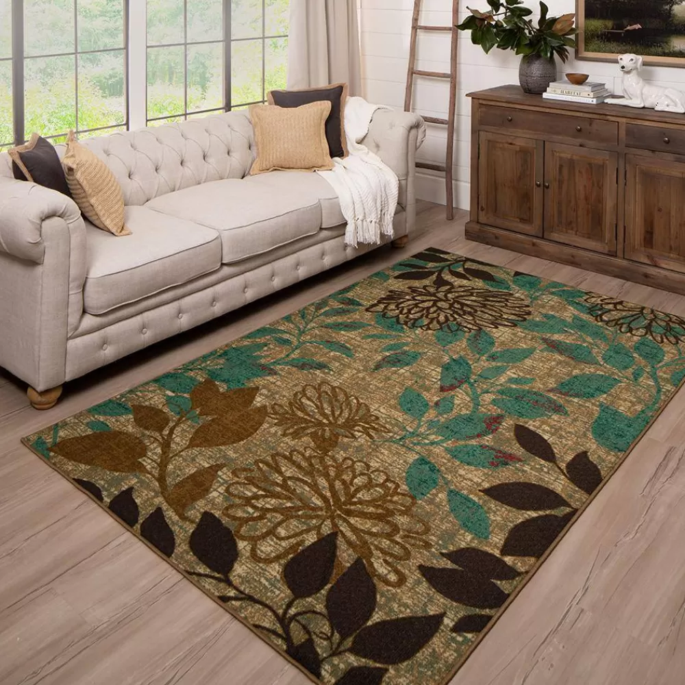 Bella Garden Tan 5 Ft. X 8 Ft. Indoor/Outdoor Area Rug By Mohawk Home | * Outlet