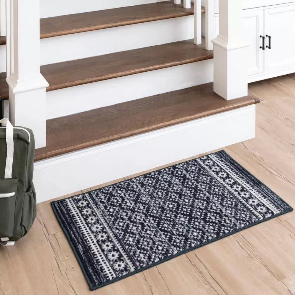 Bibury Blue 1 Ft. 8 In. X 2 Ft. 10 In. Machine Washable Area Rug By Mohawk Home | * Best