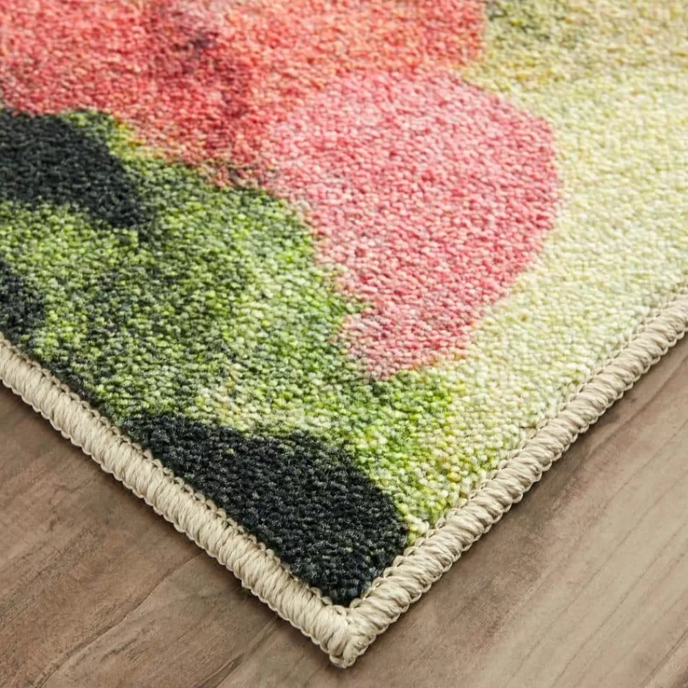 Blurred Blossoms Multi 8 Ft. X 10 Ft. Floral Area Rug By Mohawk Home | * Clearance