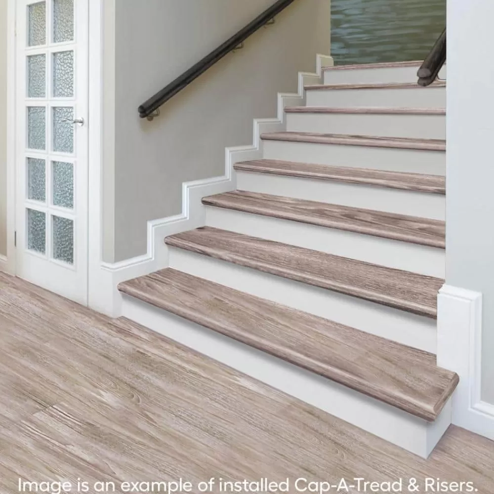 Boca De Yuma 1-11/16 In. T X 12-1/8 In. W X 47 In. L For Stairs 1 In. T Stair Tread And Reversible Riser Kit By Cap A Tread | * Flash Sale