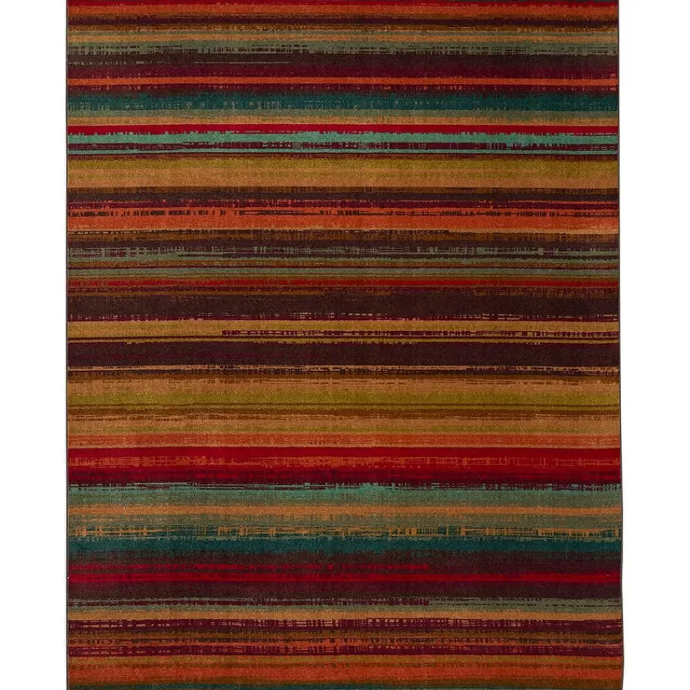 Boho Stripe Multi 6 Ft. X 9 Ft. Striped Area Rug By Mohawk Home | * Discount