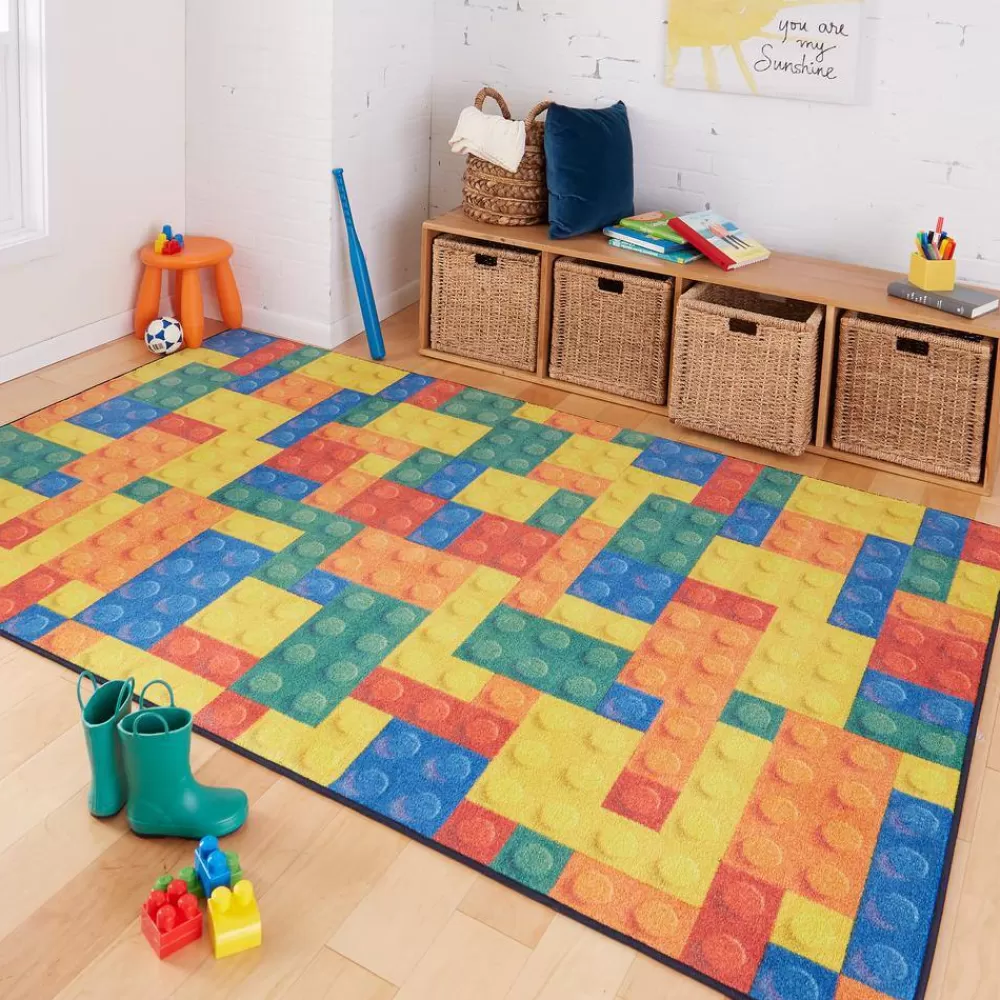 Building Blocks Multi 8 Ft. X 10 Ft. Contemporary Area Rug By Mohawk Home | * Best Sale