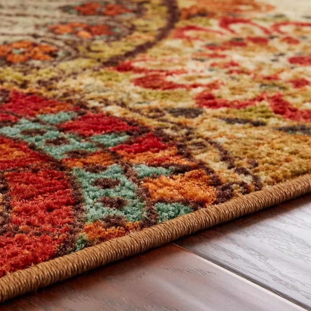 Caravan Medallion Multi 2 Ft. X 8 Ft. Machine Washable Runner Rug By Mohawk Home | * Best