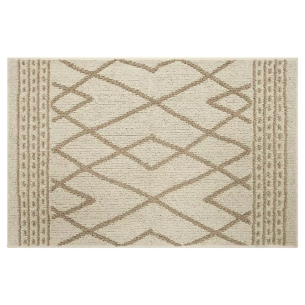 Cassius Wheat/Cream 2 Ft. 6 In. X 3 Ft. 9 In. Geometric Machine Washable Area Rug By Mohawk Home | * Online