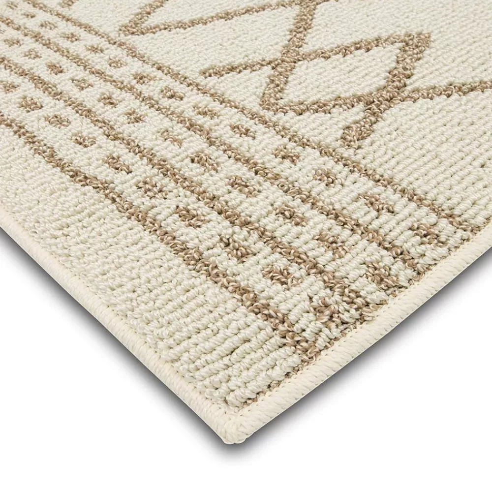 Cassius Wheat/Cream 2 Ft. 6 In. X 3 Ft. 9 In. Geometric Machine Washable Area Rug By Mohawk Home | * Online