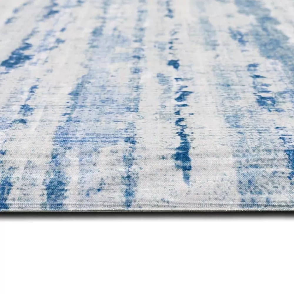 Cerulean Blue 20 In. X 42 In. Kitchen Mat By Mohawk Home | * Store