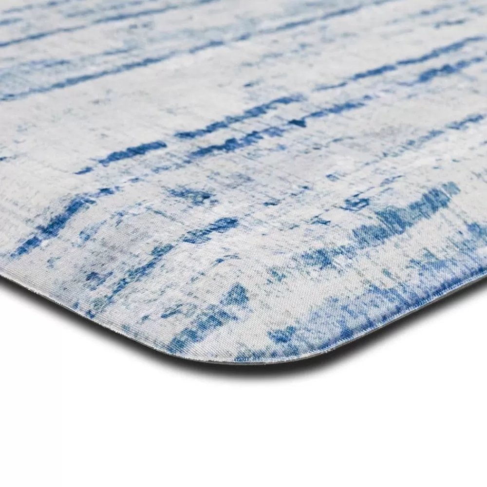 Cerulean Blue 20 In. X 42 In. Kitchen Mat By Mohawk Home | * Store