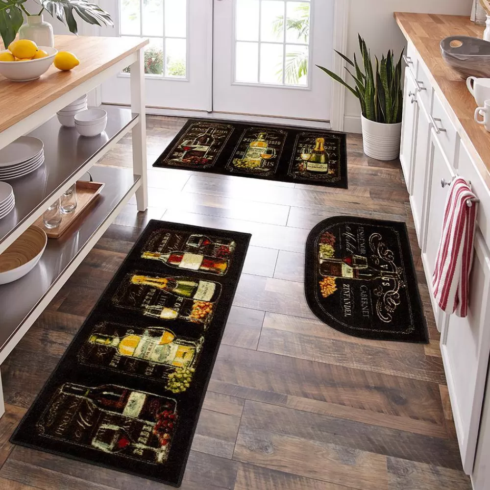 Chalkboard Sign Multi 3 Ft. X 4 Ft. 3-Piece Indoor Rug Set By Mohawk Home | * Flash Sale