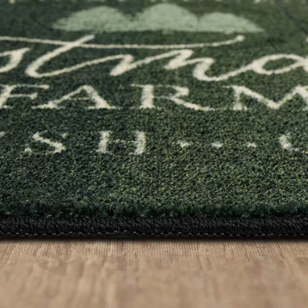 Christmas Tree Farm Black 2 Ft. 6 In. X 4 Ft. 2 In. Machine Washable Area Rug By Mohawk Home | * Fashion