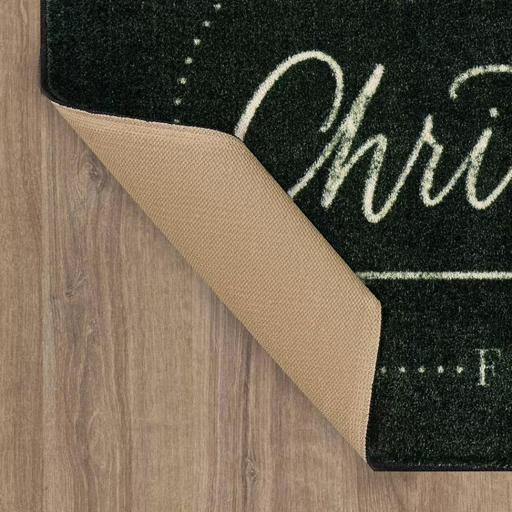 Christmas Tree Farm Black 2 Ft. 6 In. X 4 Ft. 2 In. Machine Washable Area Rug By Mohawk Home | * Fashion