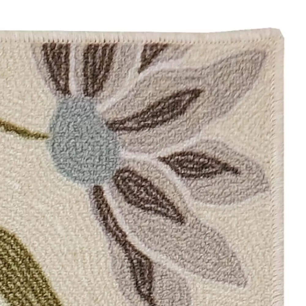 Clarita Blue 5 Ft. X 8 Ft. Floral Area Rug By Mohawk Home | * New
