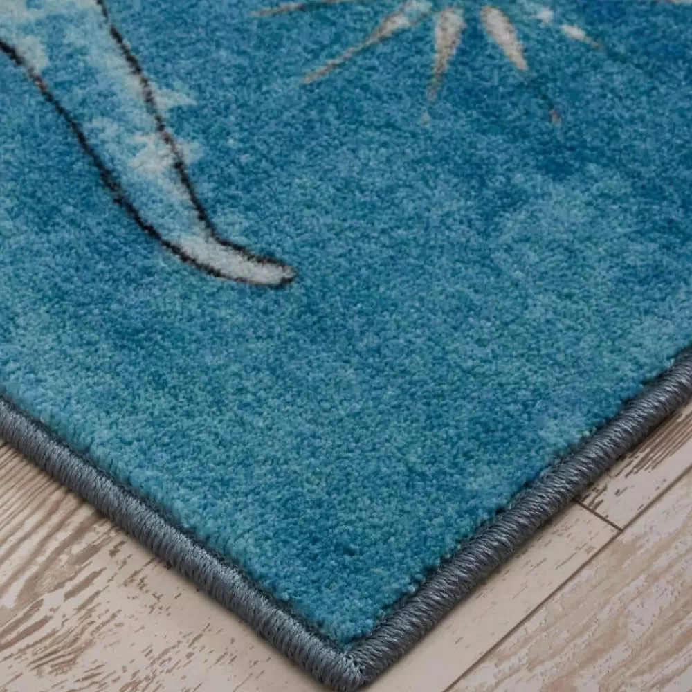 Coastal Splash Aqua 5 Ft. X 8 Ft. Area Rug By Mohawk Home | * Store