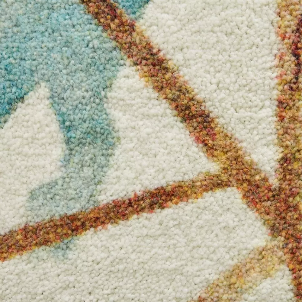 Cognition Water Cream 10 Ft. X 14 Ft. Abstract Area Rug By Mohawk Home | * Shop