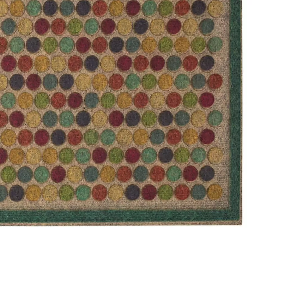 Colorful Dots Bright 18 In. X 30 In. Ornamental Entry Mat By Mohawk Home | * Sale