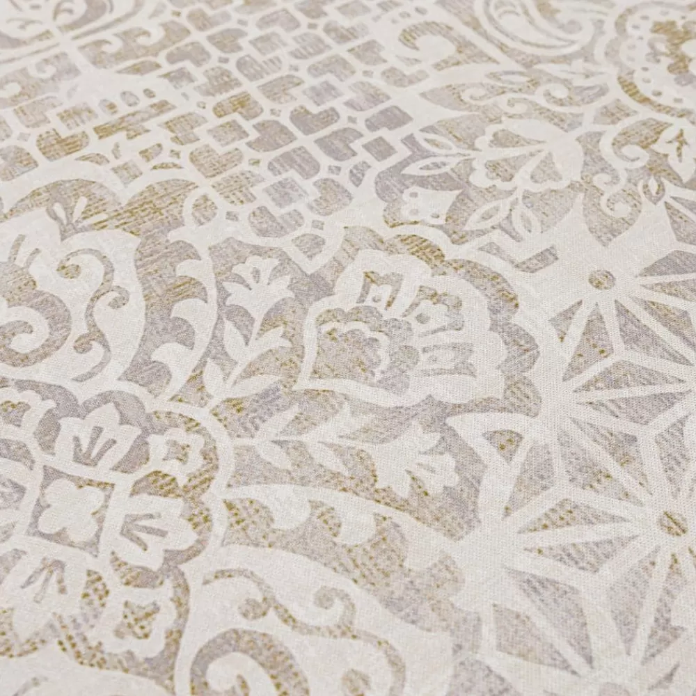 Damask Nouveau Tan 1 Ft. 8 In. X 3 Ft. 6 In. Kitchen Mat By Mohawk Home | * Outlet