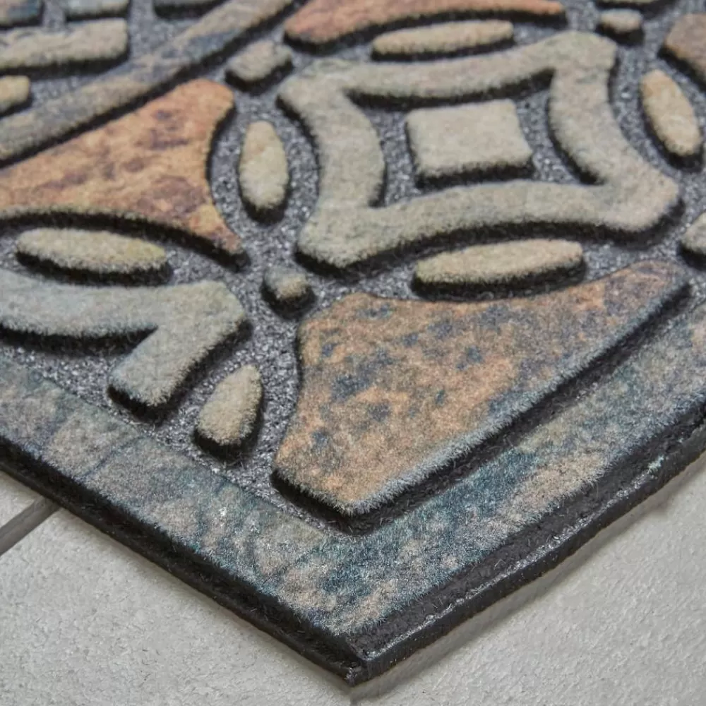 Deco Tile Slice Brown 23 In. X 35 In. Doorscapes Estate Mat By Mohawk Home | * Outlet