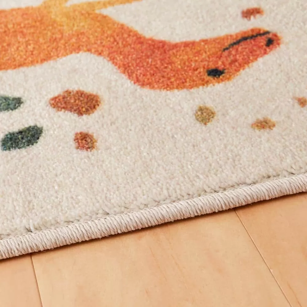 Dino Jungle Cream 5 Ft. X 8 Ft. Contemporary Area Rug By Mohawk Home | * Online