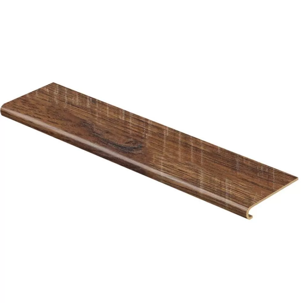 Distressed Brown Hickory 94 In. L X 12-1/8 In. W X 1-11/16 In. T Laminate To Cover Stairs 1 In. Thick By Cap A Tread | * Best Sale