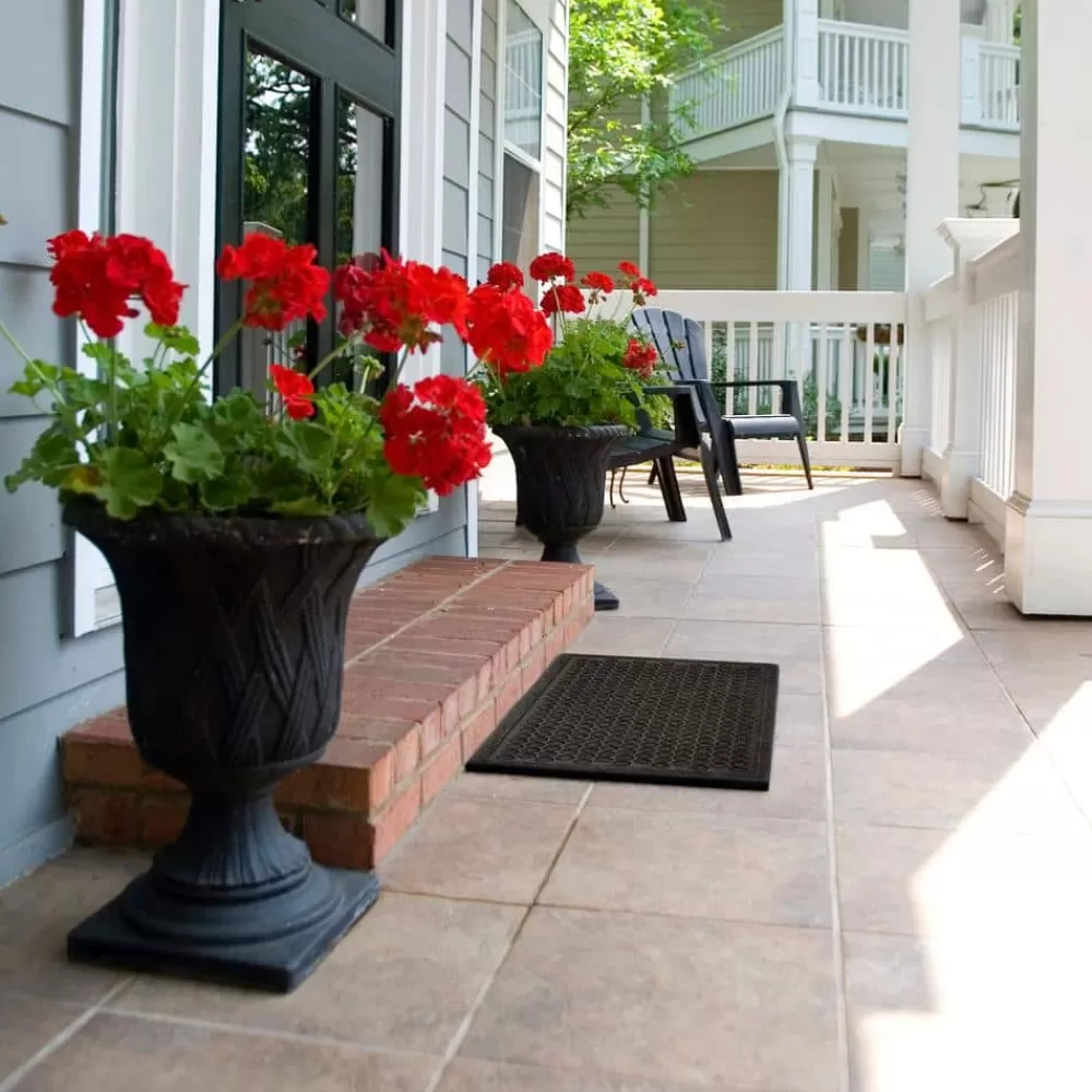 Dots Charcoal 24 In. X 36 In. Impressions Door Mat By Mohawk Home | * Shop