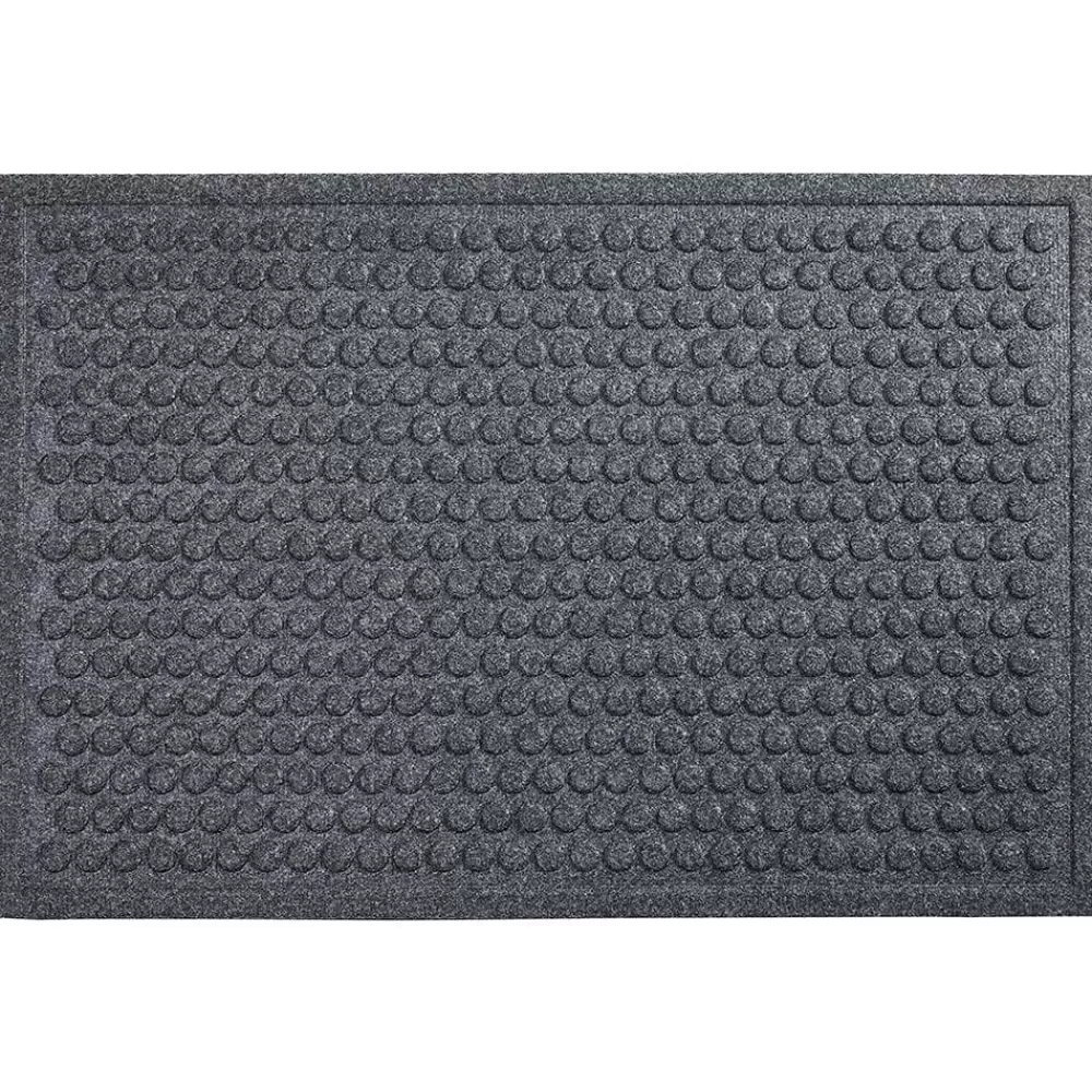 Dots Charcoal 36 In. X 48 In. Impressions Door Mat By Mohawk Home | * Best Sale