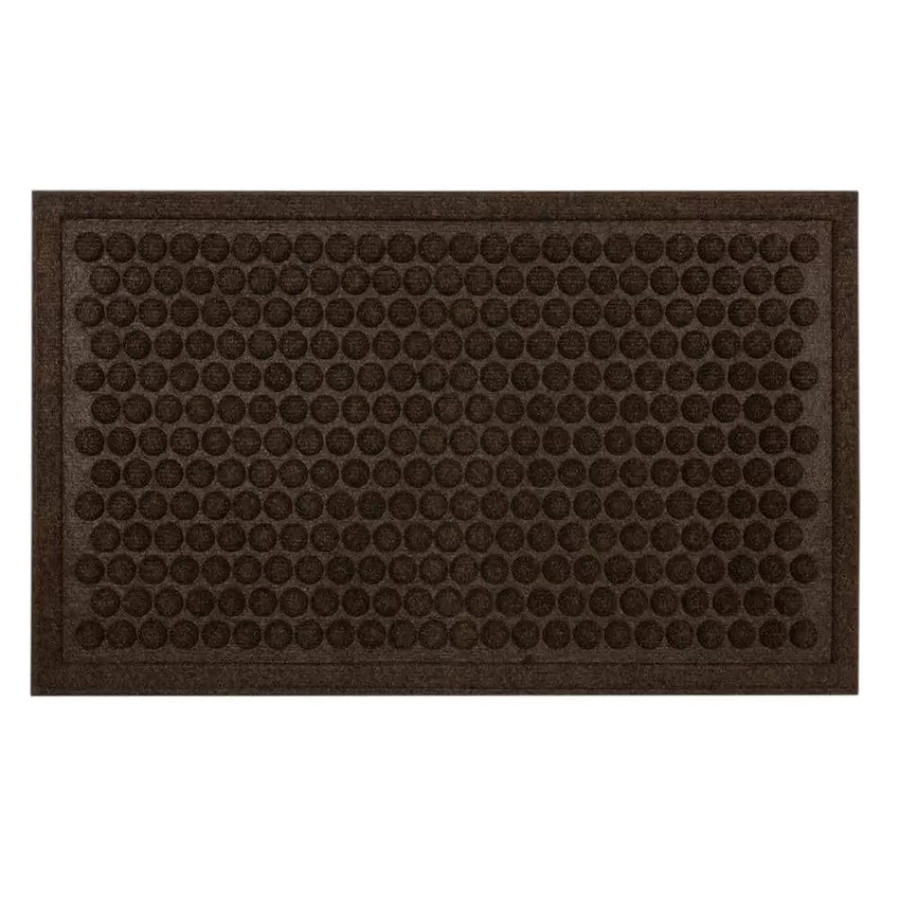 Dots Chocolate 18 In. X 30 In. Impressions Door Mat By Mohawk Home | * Discount
