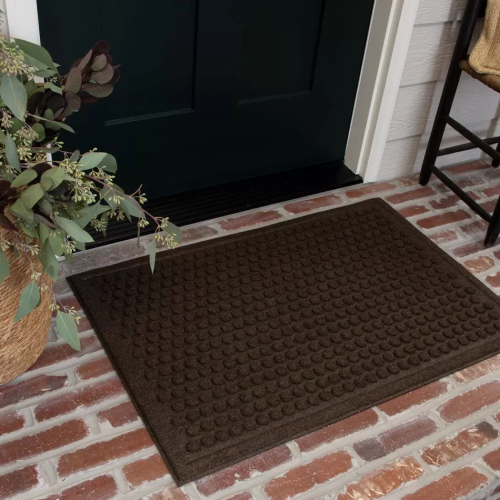 Dots Chocolate 24 In. X 36 In. Impressions Door Mat By Mohawk Home | * Shop
