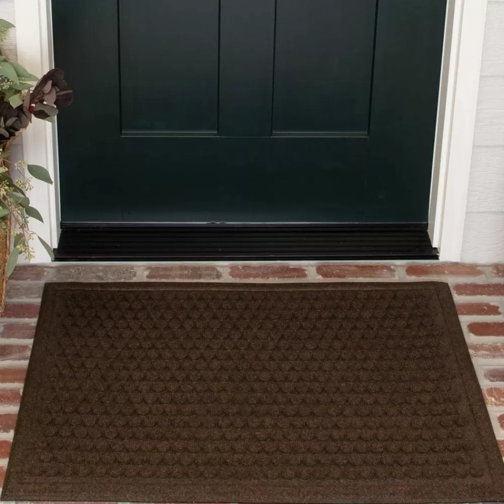 Dots Chocolate 36 In. X 48 In. Impressions Door Mat By Mohawk Home | * Flash Sale
