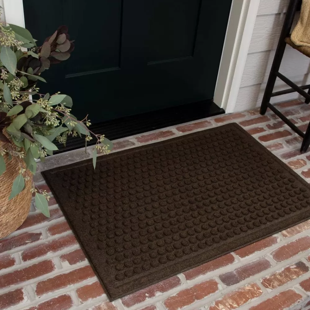 Dots Chocolate 36 In. X 48 In. Impressions Door Mat By Mohawk Home | * Flash Sale