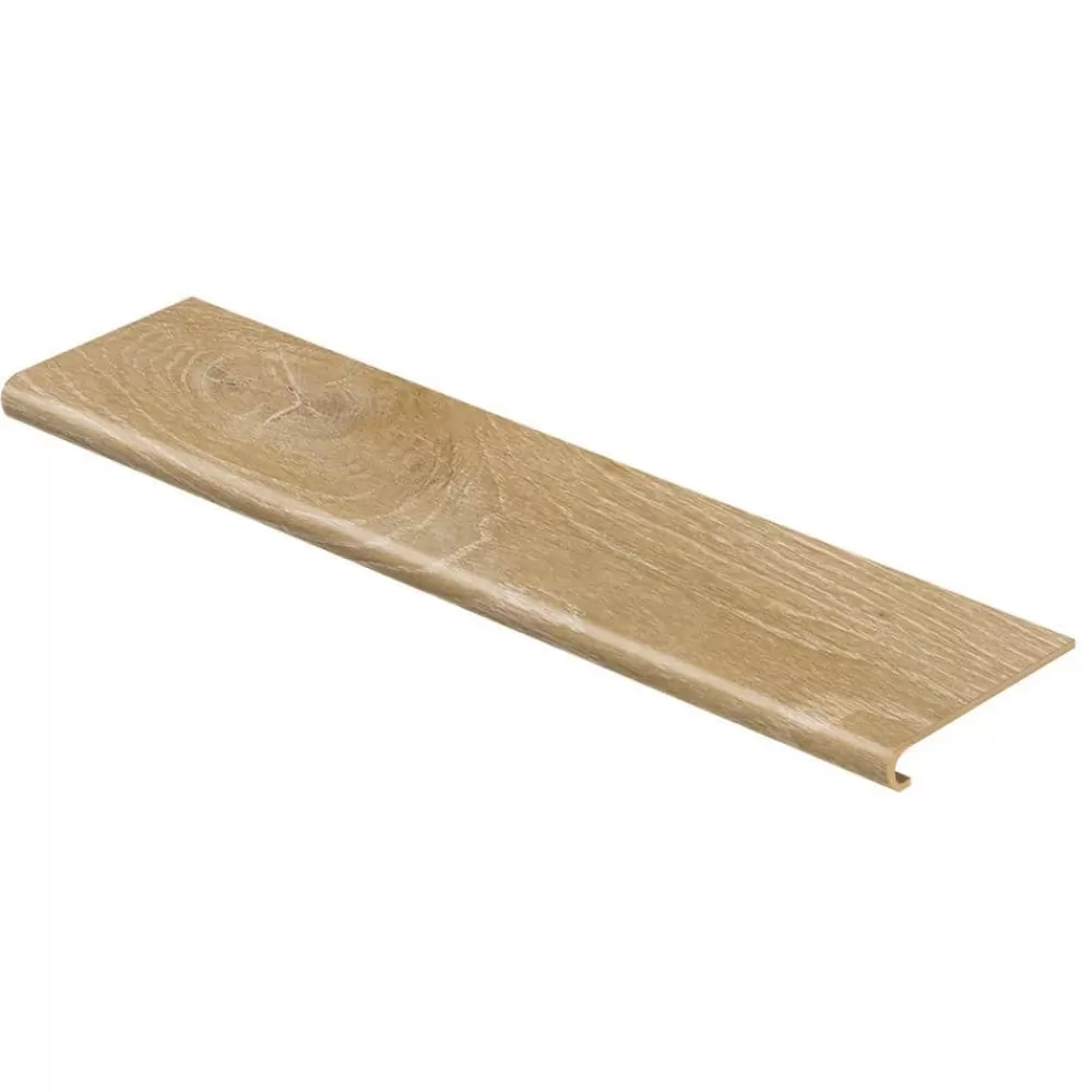 Dusk Cherry/Shea Oak 94 In. L X 12-1/8 In. W X 1-11/16 In. T Vinyl Overlay To Cover Stairs 1 In. Thick By Cap A Tread | * Flash Sale