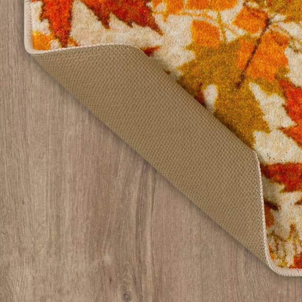 Fall Leaves Multi 2 Ft. 6 In. X 4 Ft. 2 In. Machine Washable Area Rug By Mohawk Home | * Flash Sale