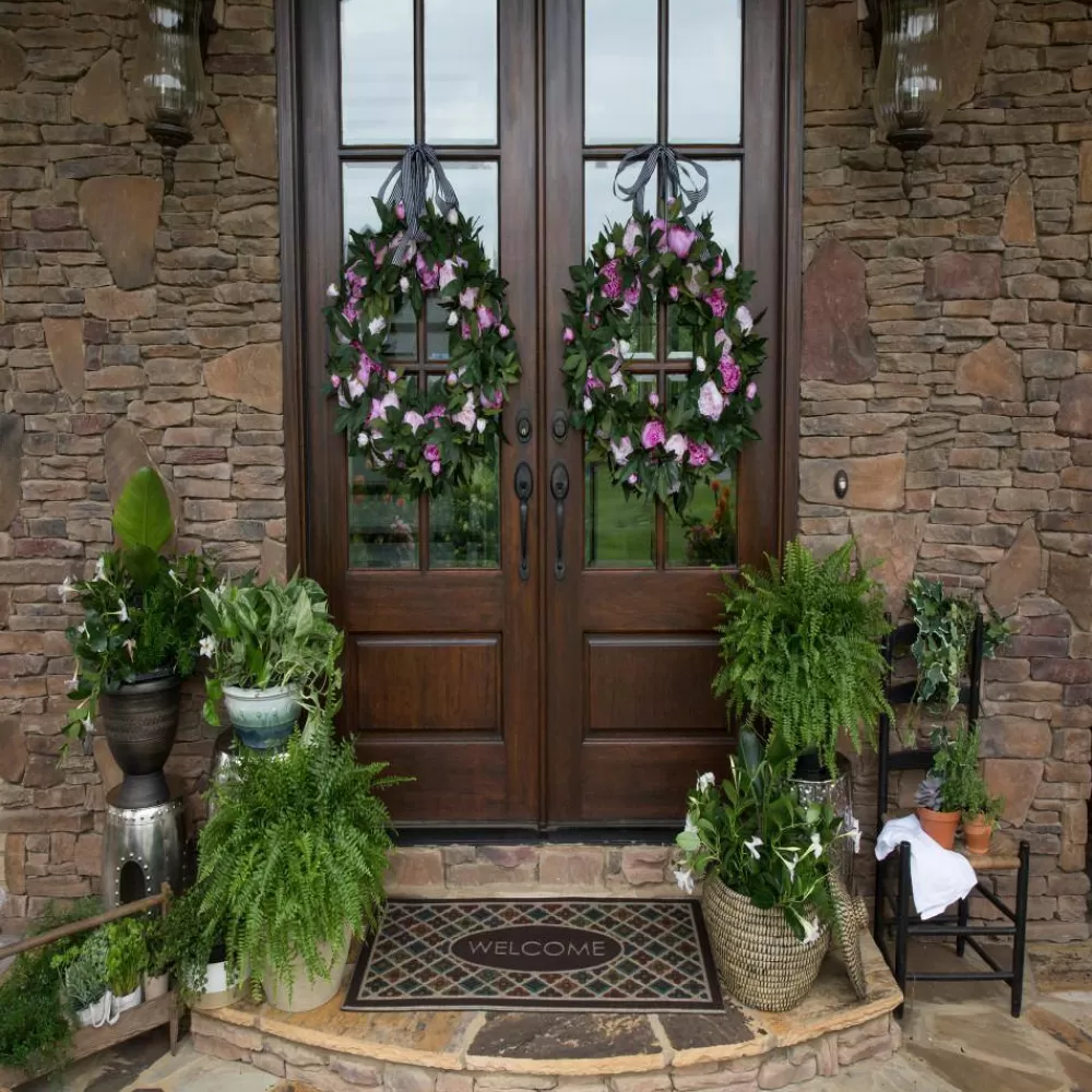 Flowery Tiles 24 In. X 48 In. Ornamental Entry Mat By Mohawk Home | * Cheap