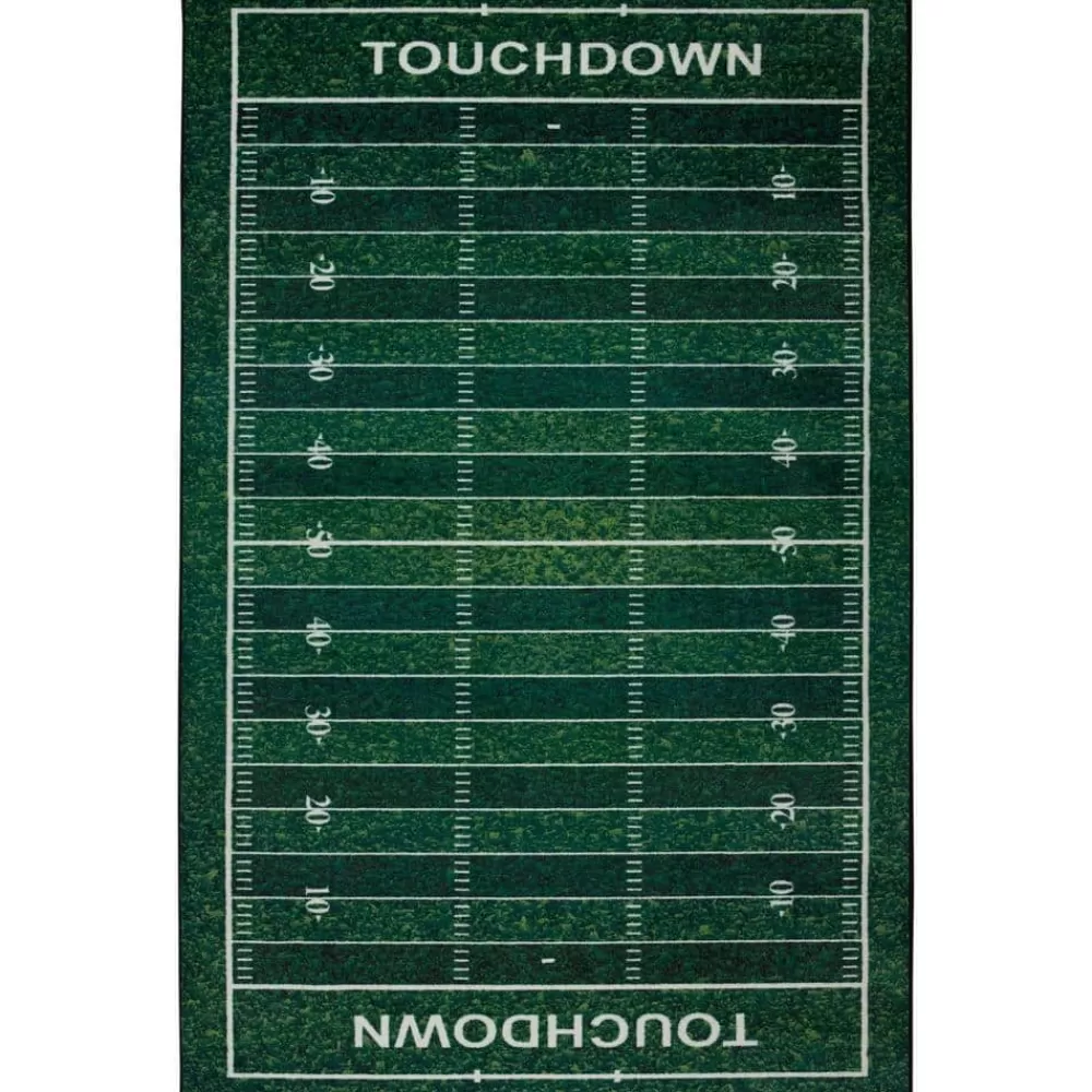 Football Yards Green 8 Ft. X 10 Ft. Whimsical Area Rug By Mohawk Home | * Best