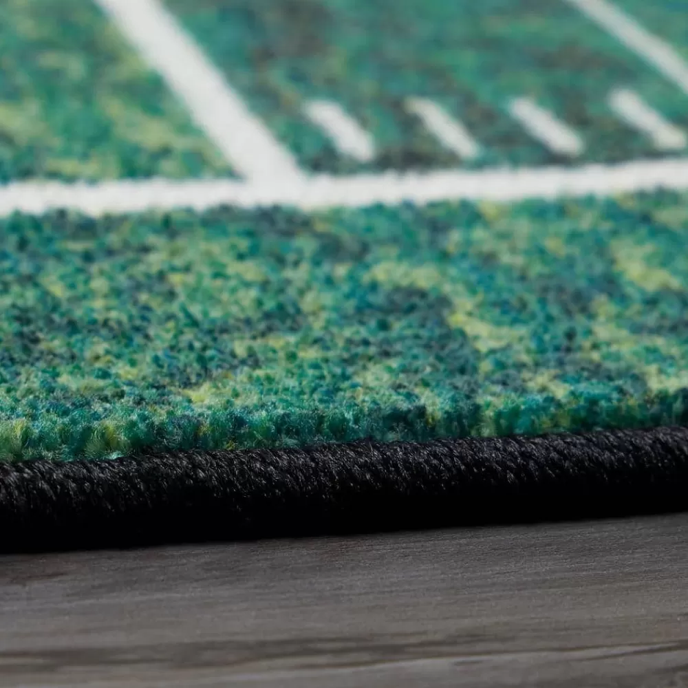 Football Yards Green 8 Ft. X 10 Ft. Whimsical Area Rug By Mohawk Home | * Best