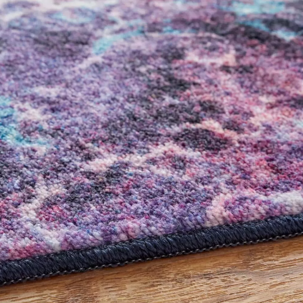 Fractal Purple 8 Ft. X 10 Ft. Abstract Area Rug By Mohawk Home | * Discount