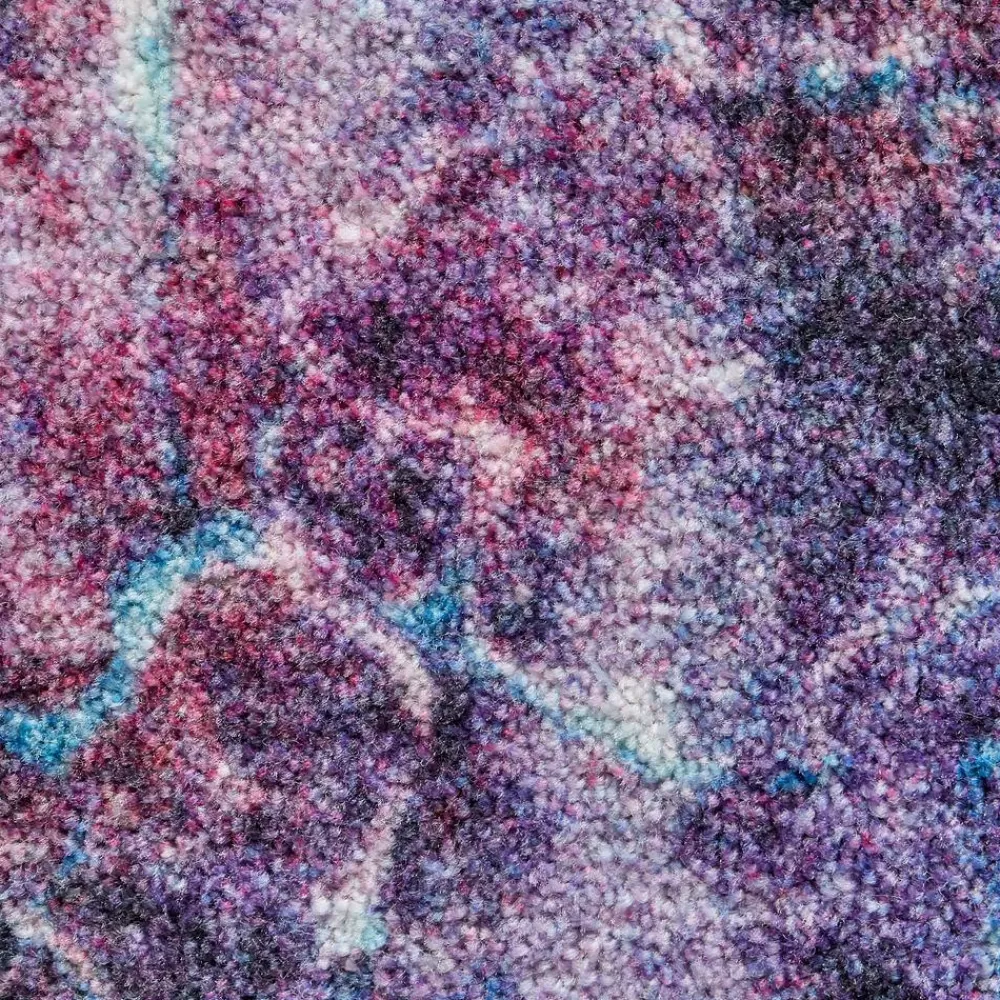 Fractal Purple 8 Ft. X 10 Ft. Abstract Area Rug By Mohawk Home | * Discount