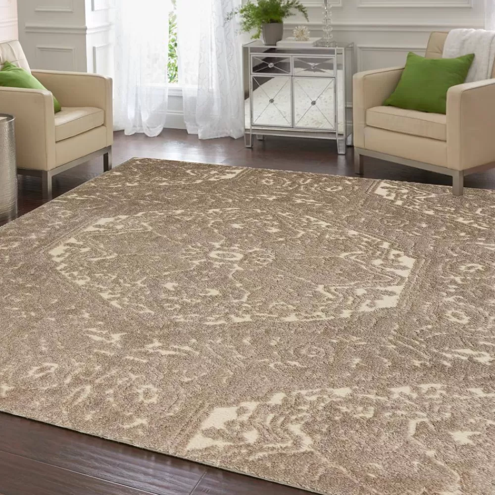 Francesca Linen 10 Ft. X 14 Ft. Shag Area Rug By Mohawk Home | * Best