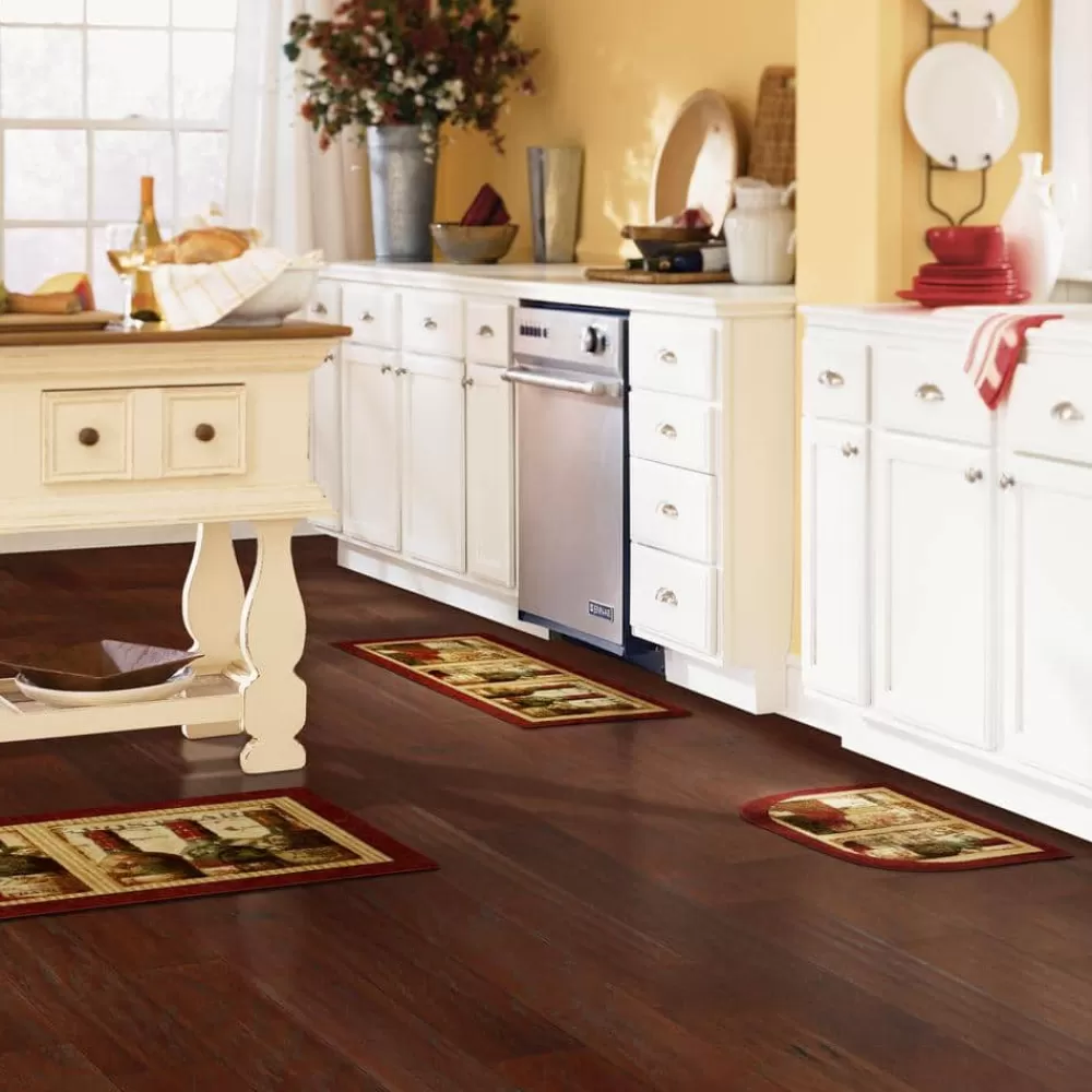 French Cellar Multi 3 Ft. X 4 Ft. 3-Piece Indoor Rug Set By Mohawk Home | * New