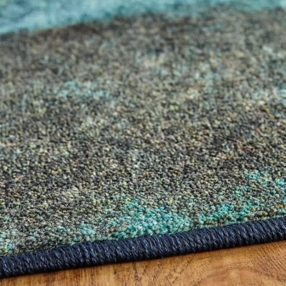Glacier Water Blue 8 Ft. X 10 Ft. Abstract Area Rug By Mohawk Home | * Best Sale